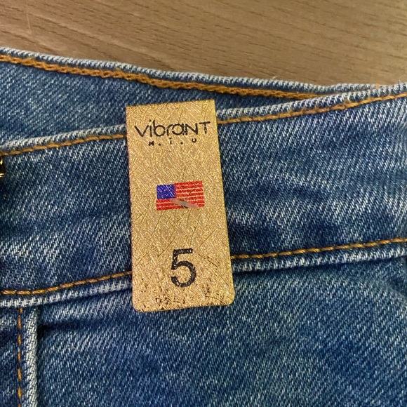 NWT Vibrant M. I. U. Slasher Boyfriend high rise jeans sz 5 - Picture 4 of 6